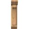 Ekena Millwork Legacy Slat Rough Sawn Bracket w/ Offset Brace, Western Red Cedar, 6"W x 16"D x 28"H BKT0604X16X28LEC06RWR - alternate 3